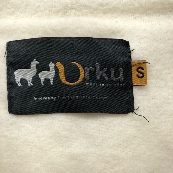 Cream Knit Toggle Jacket. Lama - Picture 7 of 11